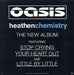 Oasis Heathen Chemistry US Promo display PROMO FLAT