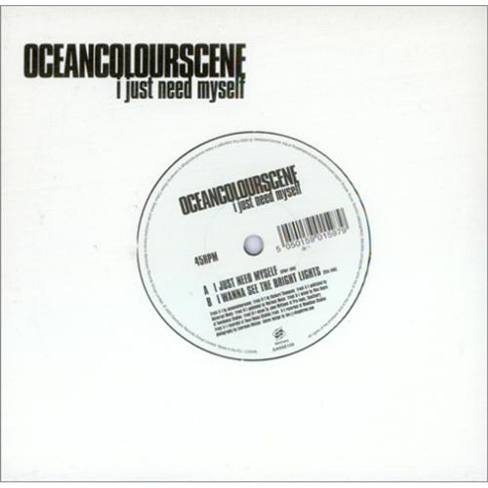 Ocean Colour Scene I Just Need Myself UK 7" vinyl single (7 inch record / 45) LAU7