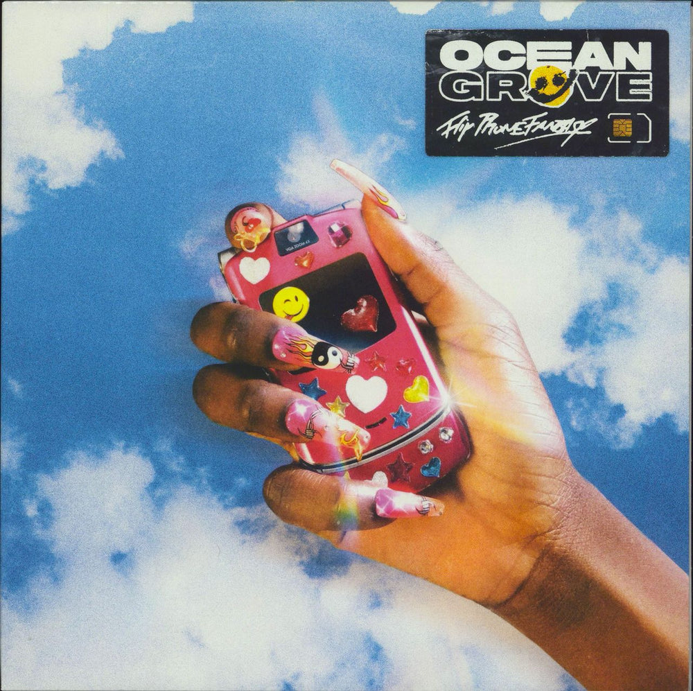 Ocean Grove Flip Phone Fantasy - Blue and Pink Vinyl Australian vinyl LP album (LP record) UNFD127