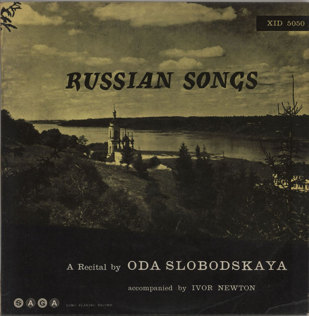 Oda Slobodskaya Russian Songs UK vinyl LP album (LP record) XID5050