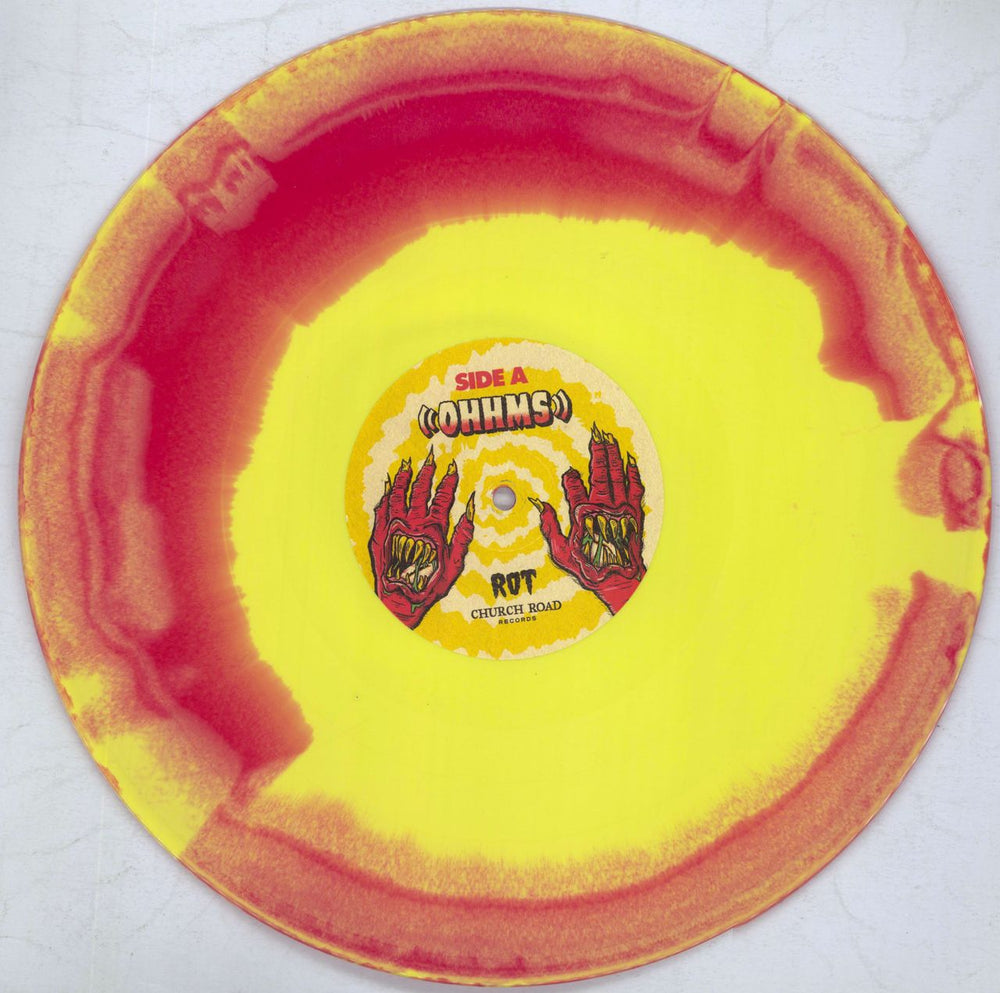 Ohhms Rot - Red / Yellow vinyl UK vinyl LP album (LP record) 6LZLPRO822405