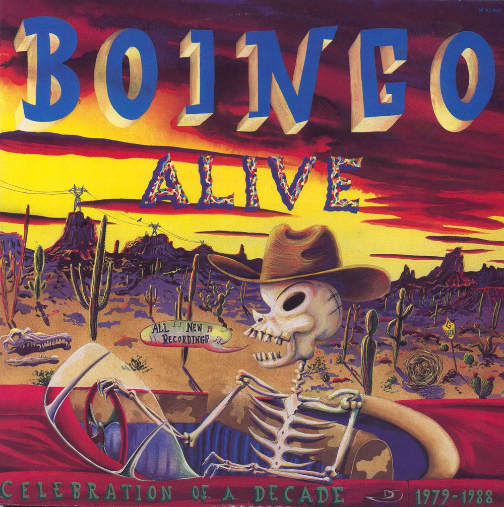 Oingo Boingo Boingo Alive US 2-LP vinyl record set (Double LP Album) MCA2-8030