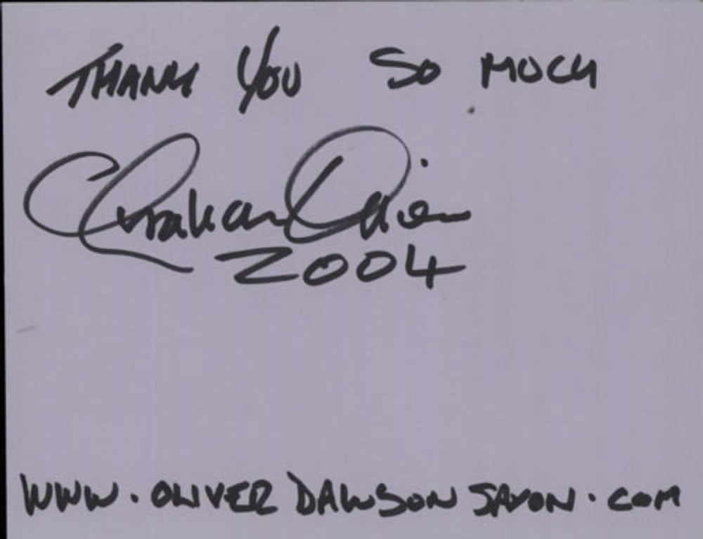 Oliver Dawson Saxon Pages From An Autograph Book UK memorabilia AUTOGRAPHS