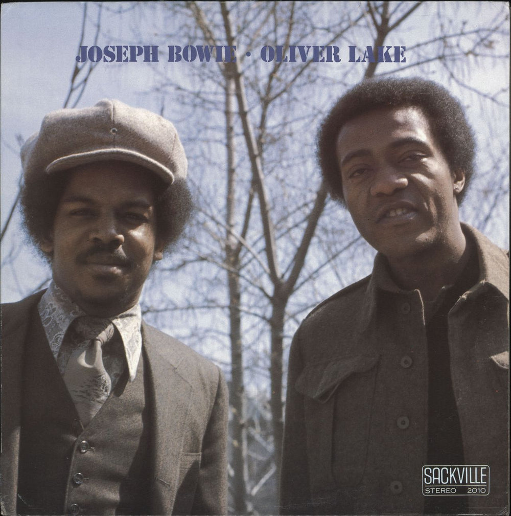 Oliver Lake Joseph Bowie & Oliver Lake Canadian vinyl LP album (LP record) 2010