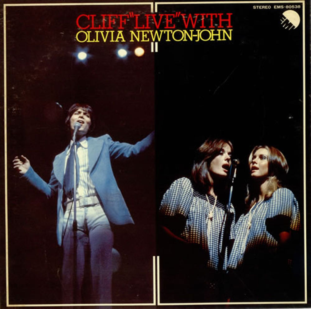 Olivia Newton John Cliff Live With Olivia Newton John Japanese vinyl LP album (LP record) EMS-80538