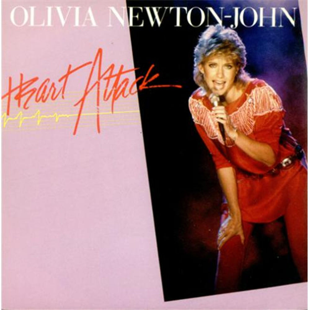 Olivia Newton John Heart Attack Swedish 7" vinyl single (7 inch record / 45) POS1314