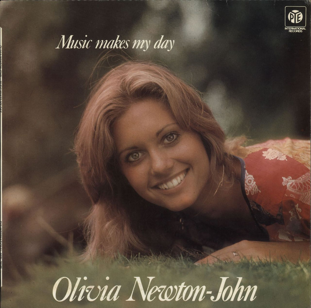 Olivia Newton John Music Makes My Day - Blue Label UK vinyl LP album (LP record) NSPL28185