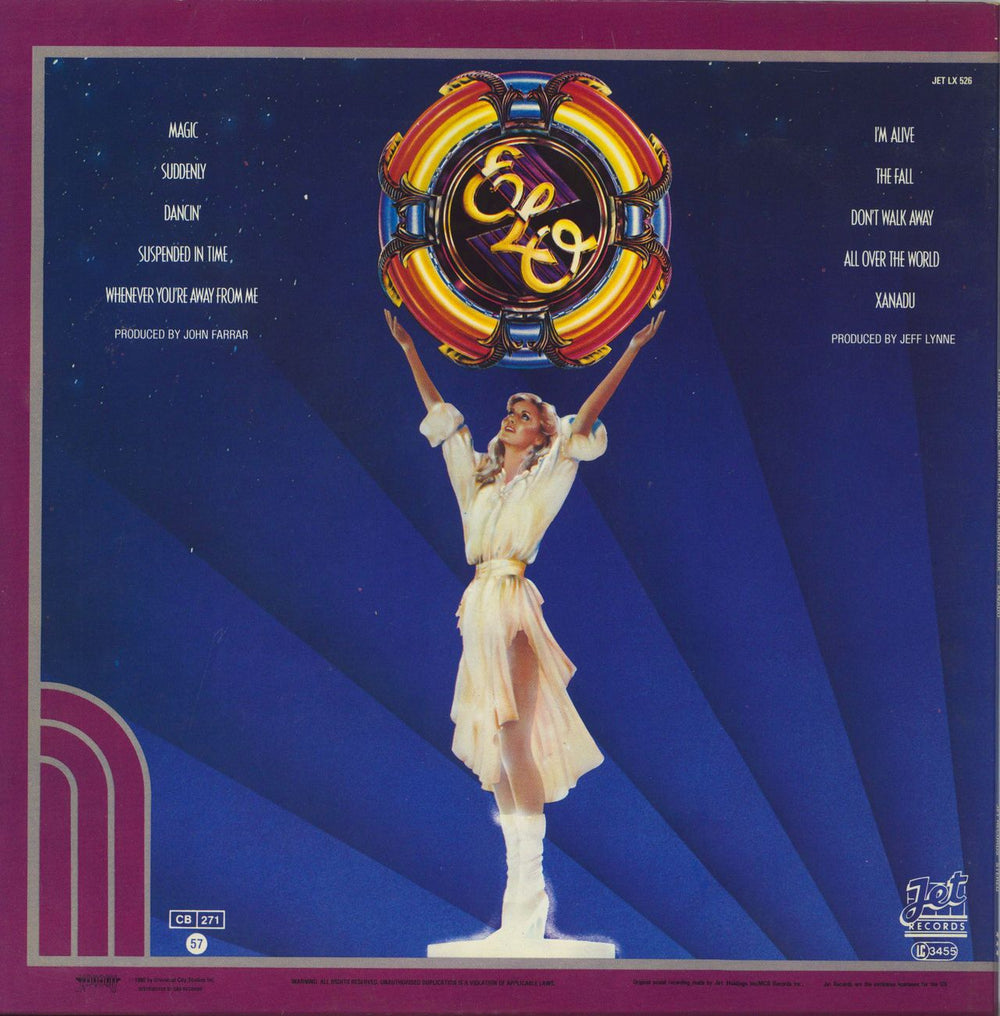 Olivia Newton John Xanadu + Insert UK vinyl LP album (LP record)