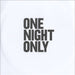 One Night Only Just For Tonight UK Promo CD-R acetate CD-R ACETATE