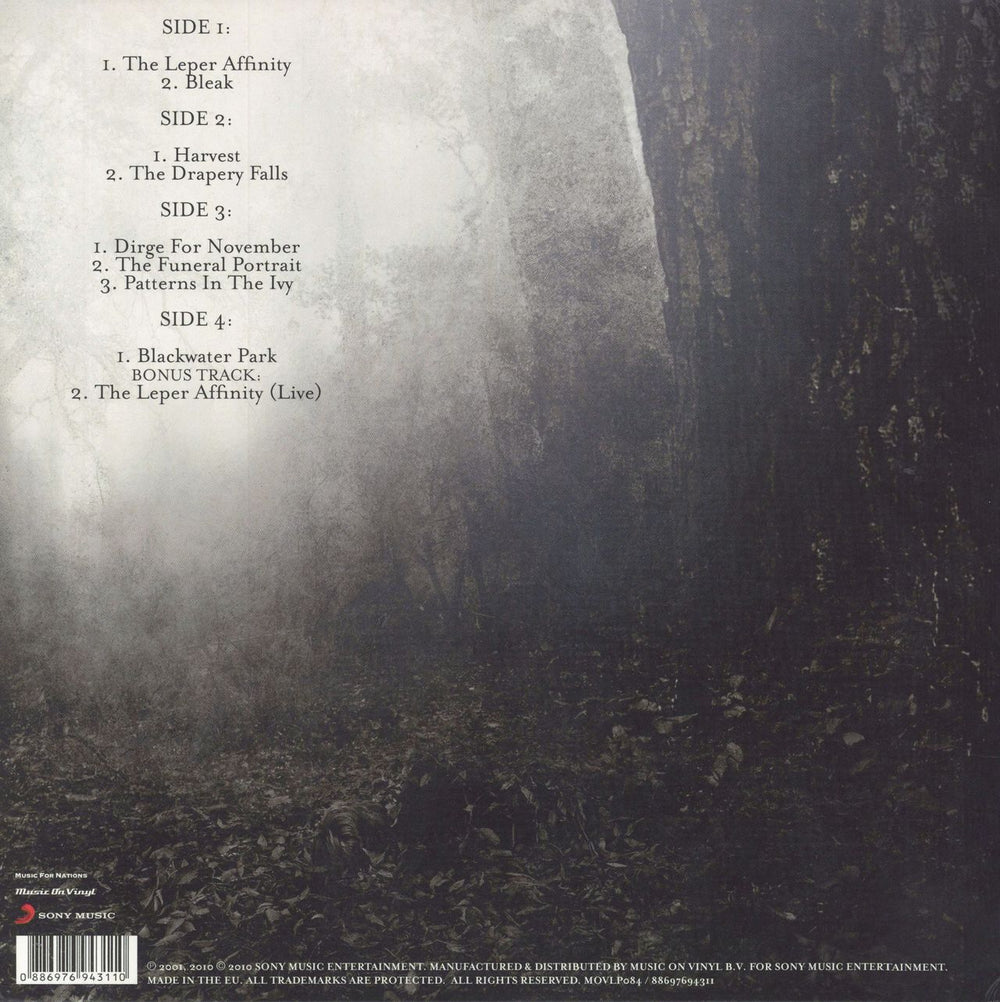 Opeth Blackwater Park UK 2-LP vinyl record set (Double LP Album) 886976943110