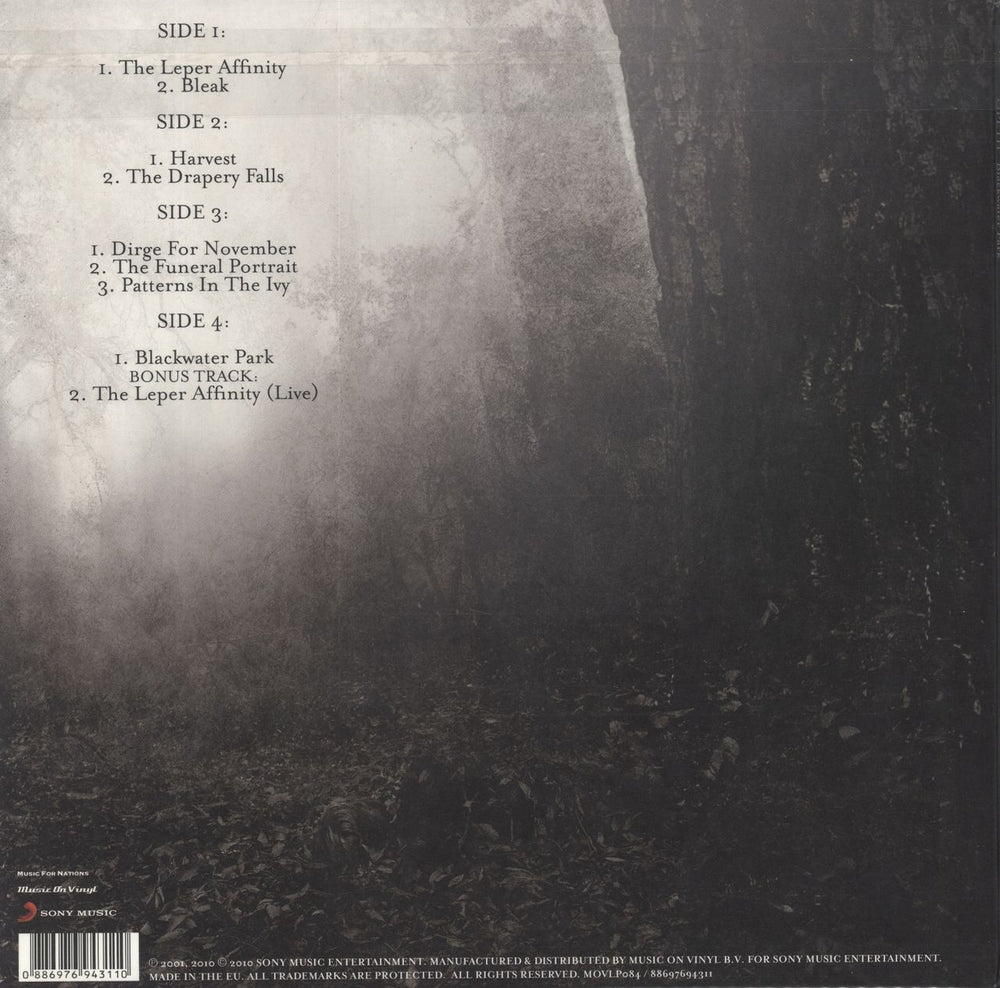 Opeth Blackwater Park UK 2-LP vinyl record set (Double LP Album) 886976943110