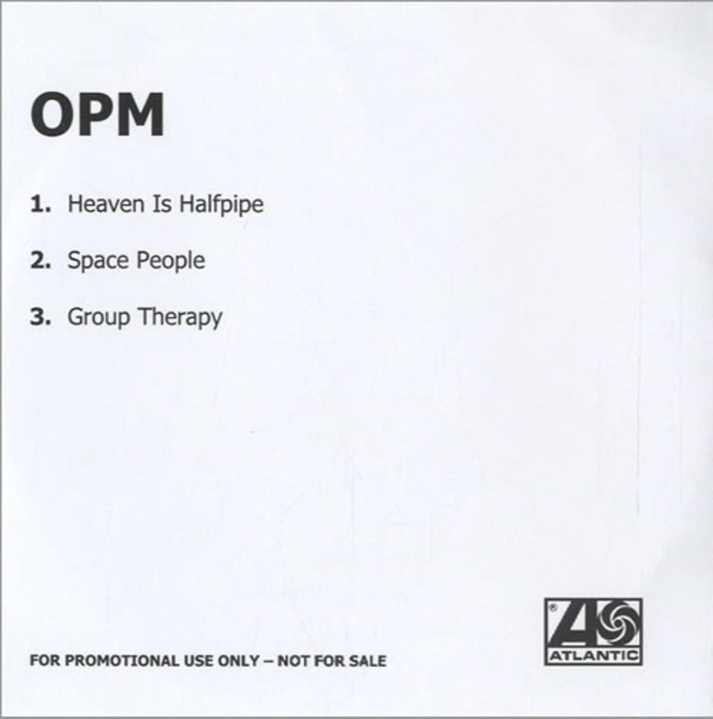 OPM Heaven Is Halfpipe UK Promo CD-R acetate CDR ACETATE