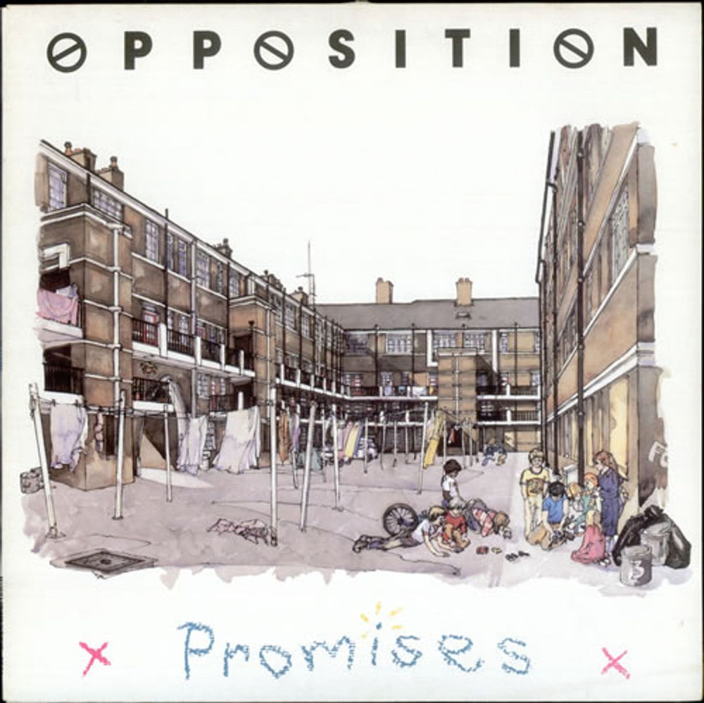 Opposition Promises UK vinyl LP album (LP record) OPLP1