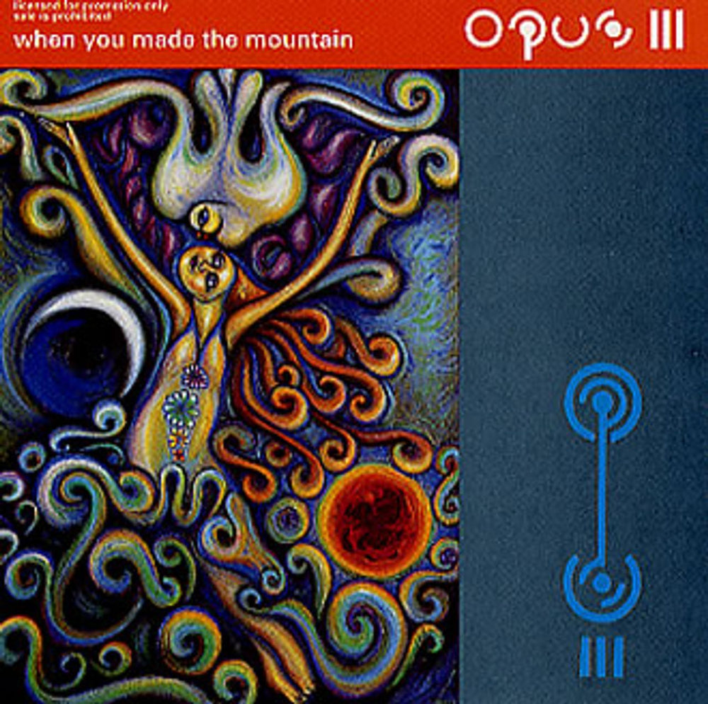 Opus III When You Made The Mountain US Promo CD single (CD5 / 5") PRCD5629-2