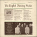 Orange And Blue The English Dancing Master UK vinyl LP album (LP record) Y5BLPTH710843