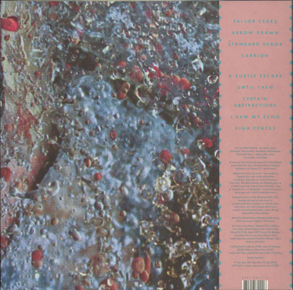 Orcas Orcas - Clear vinyl German vinyl LP album (LP record) 880918811116