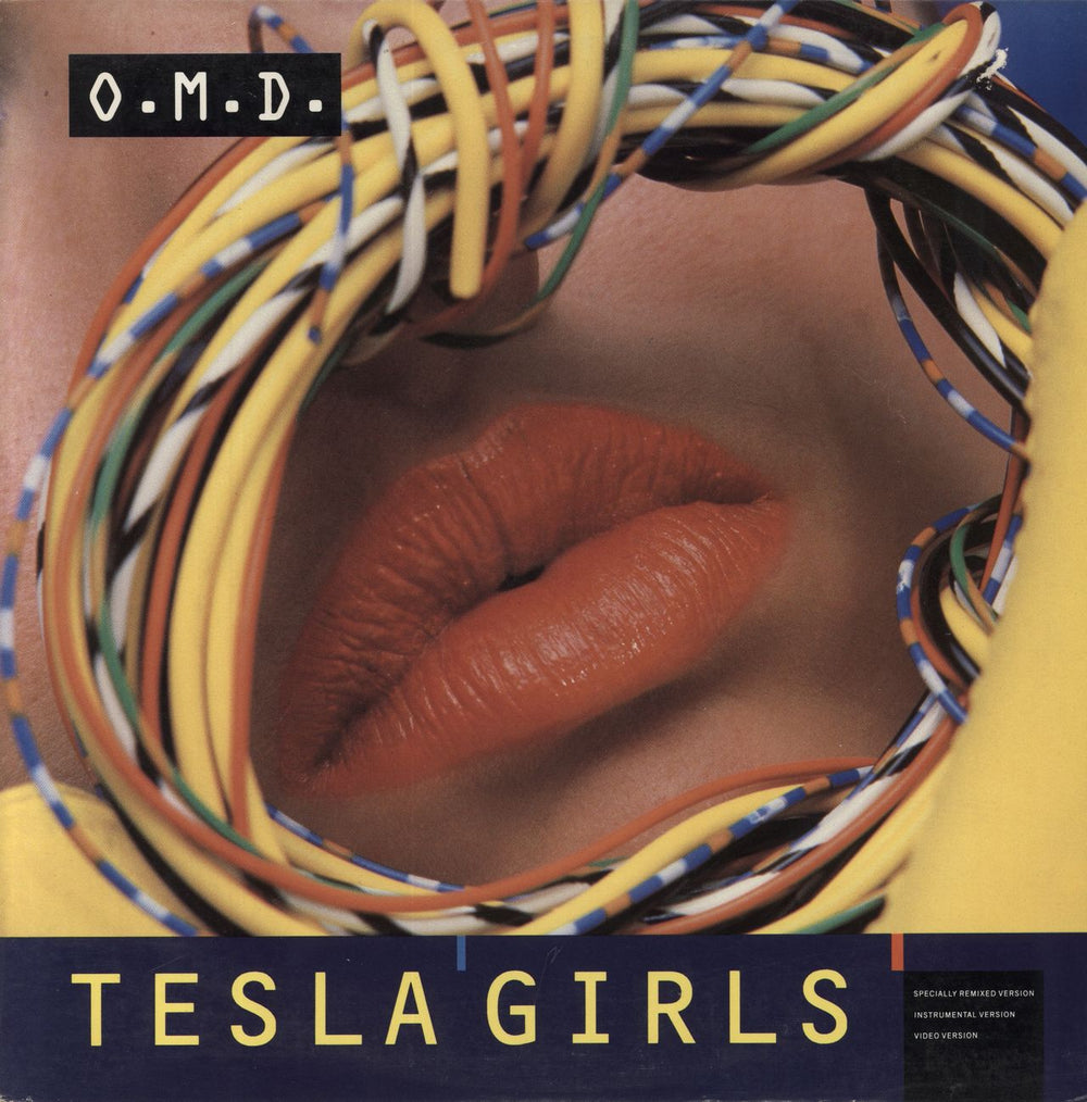 Orchestral Manoeuvres In The Dark Tesla Girls - VG US Promo 12" vinyl single (12 inch record / Maxi-single) SP-12120