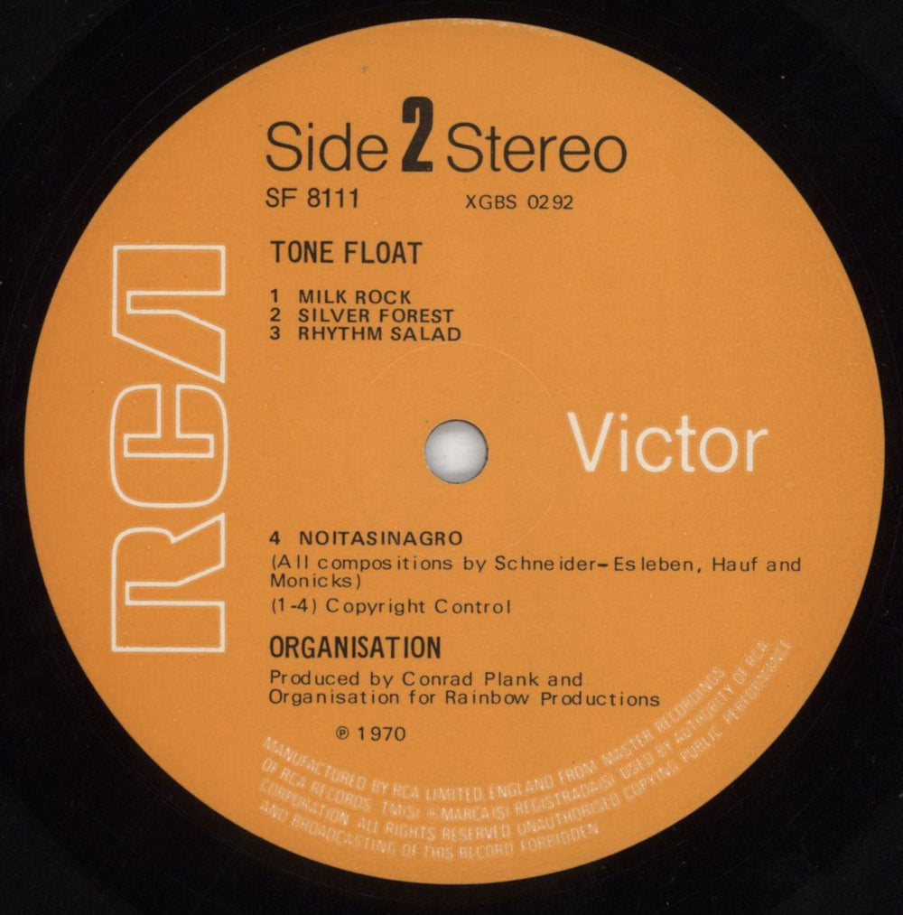 Organisation Tone Float - VG - Import Stickered UK vinyl LP album (LP record)