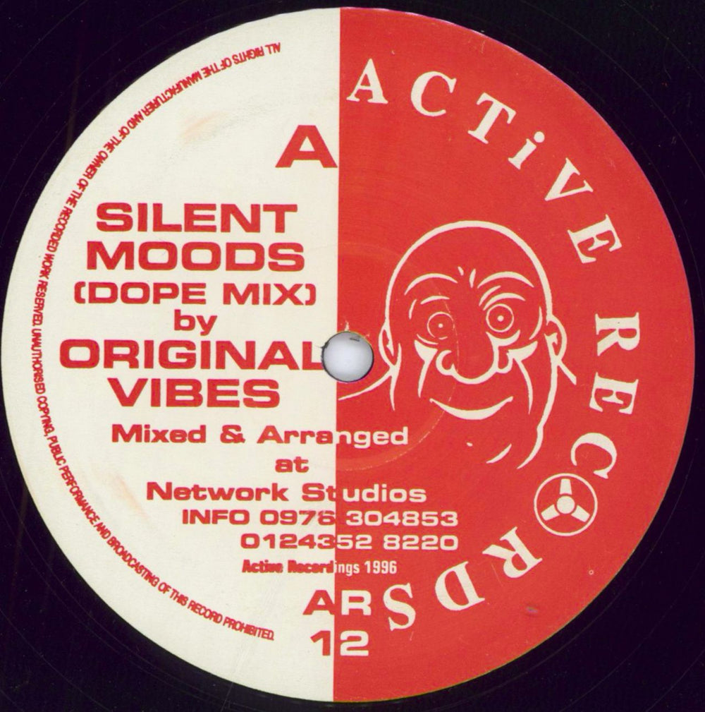 Original DJ Vibes Silent Moods (Dope Mix) UK 12" vinyl single (12 inch record / Maxi-single) AR12