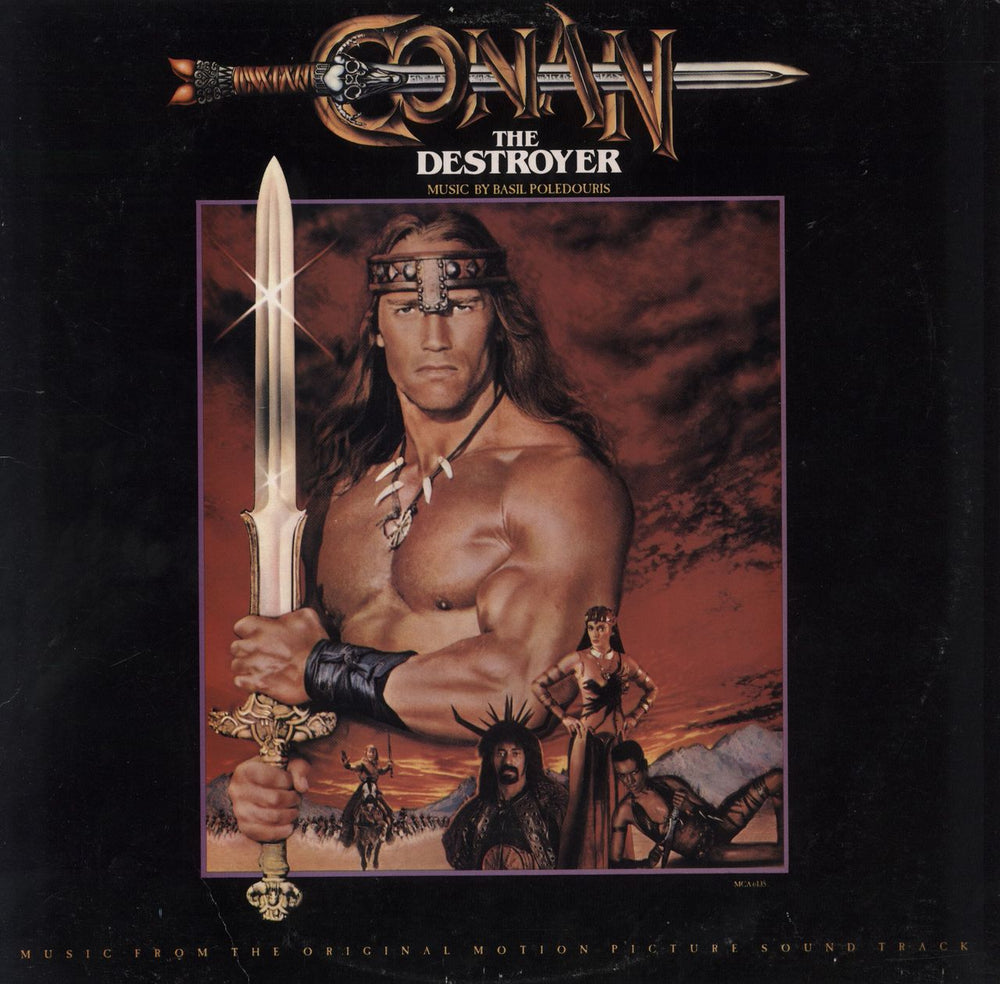 Original Soundtrack Conan The Destroyer US vinyl LP album (LP record) MCA6135