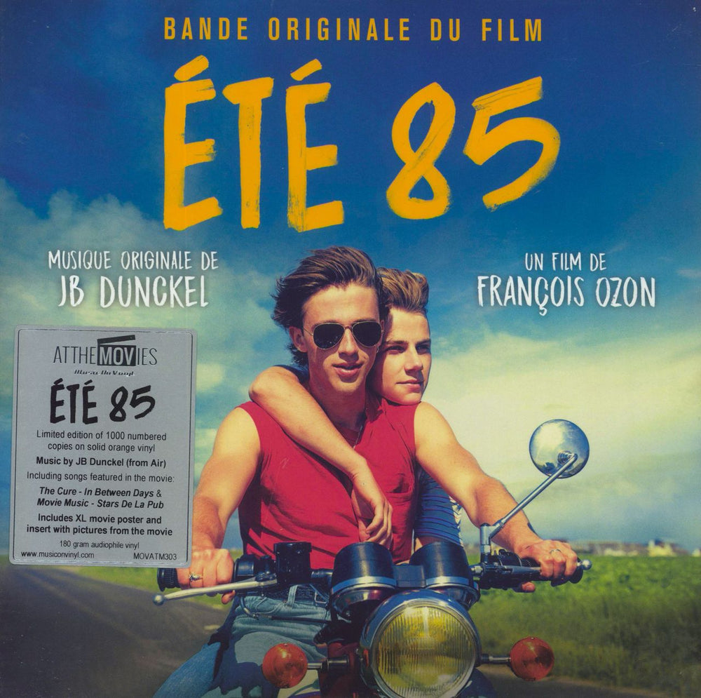 Original Soundtrack Été 85 (Bande Originale Du Film) - Orange Vinyl - Sealed UK vinyl LP album (LP record) MOVATM303