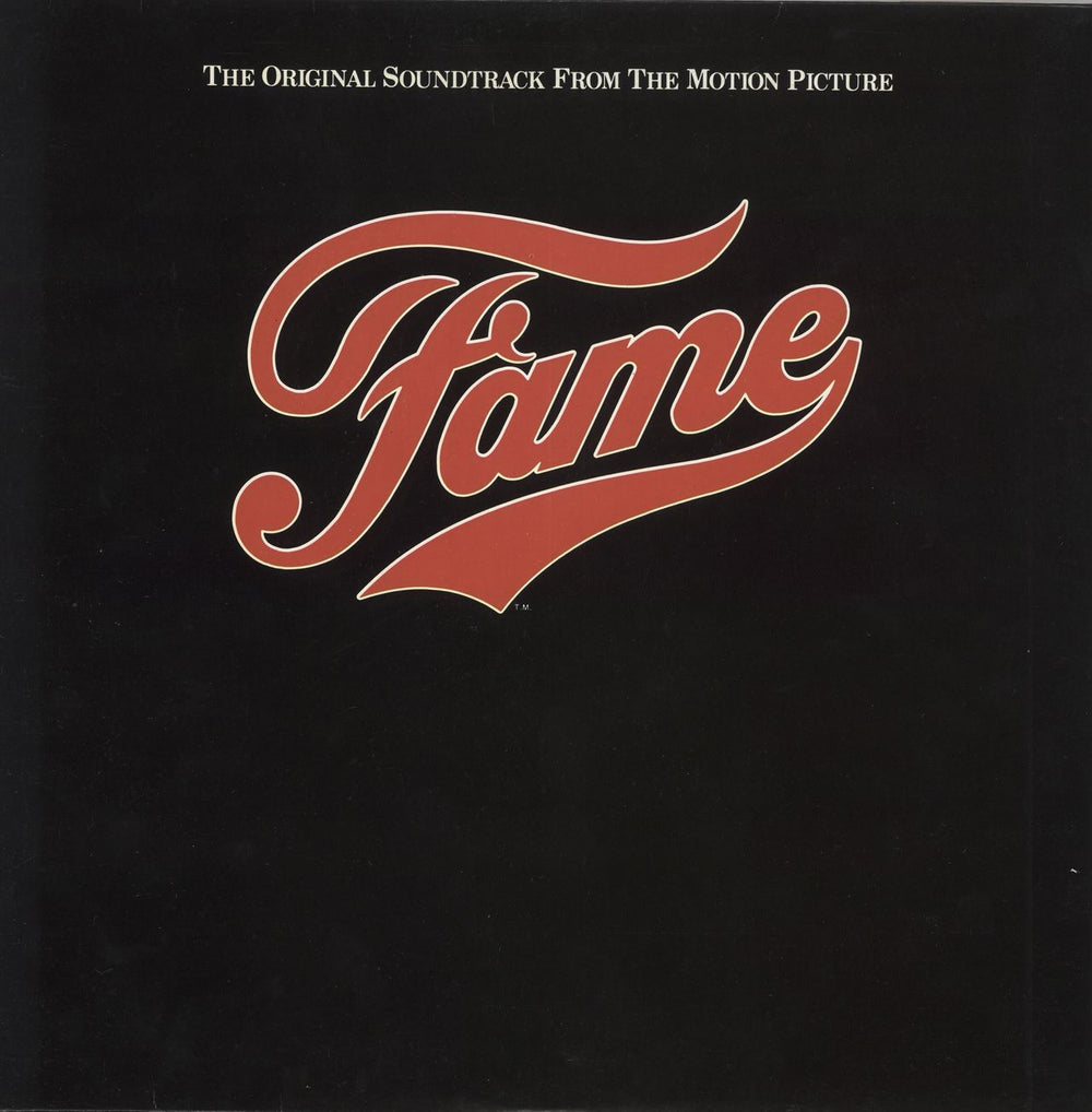 Original Soundtrack Fame UK vinyl LP album (LP record) 2479253