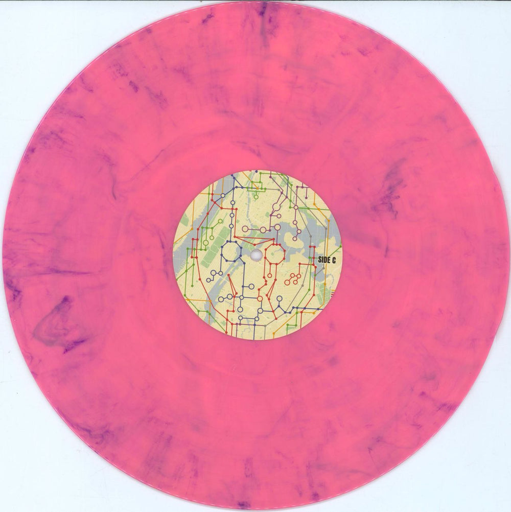 Original Soundtrack Friday The 13th Part VIII: Jason Takes Manhattan - NYC Grime & Hot Pink Flying V US 2-LP vinyl record set (Double LP Album)