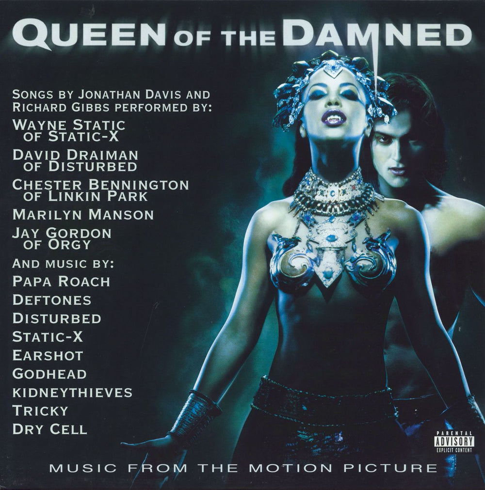 Original Soundtrack Queen Of The Damned - Ghost Green Vinyl US 2-LP vinyl record set (Double LP Album) 093624899471