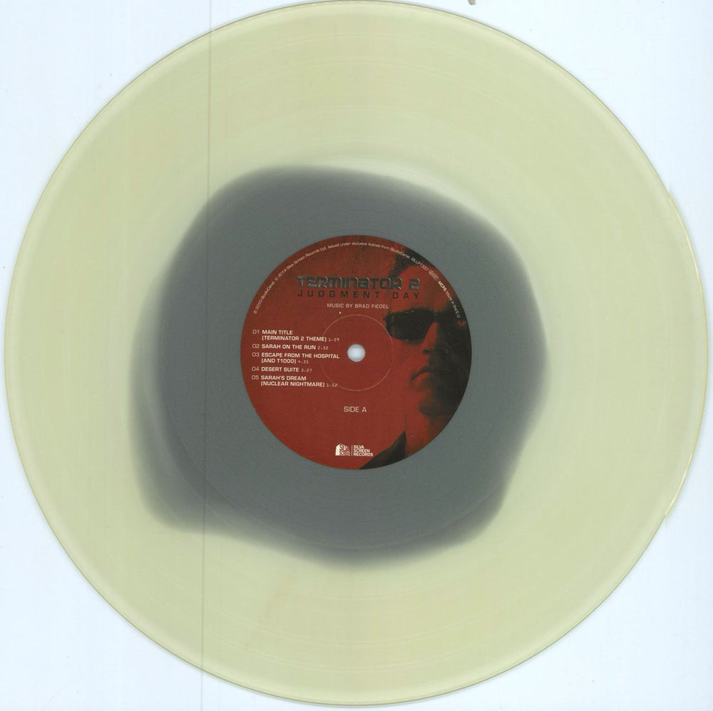 Original Soundtrack Terminator 2: Judgement Day - Clear and Silver Vinyl UK 2-LP vinyl record set (Double LP Album) OST2LTE781529
