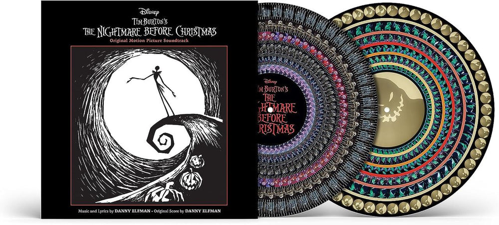 Original Soundtrack Tim Burton's The Nightmare Before Christmas - Zoetrope Picture Disc - Sealed UK picture disc LP (vinyl picture disc album) 00050087534707