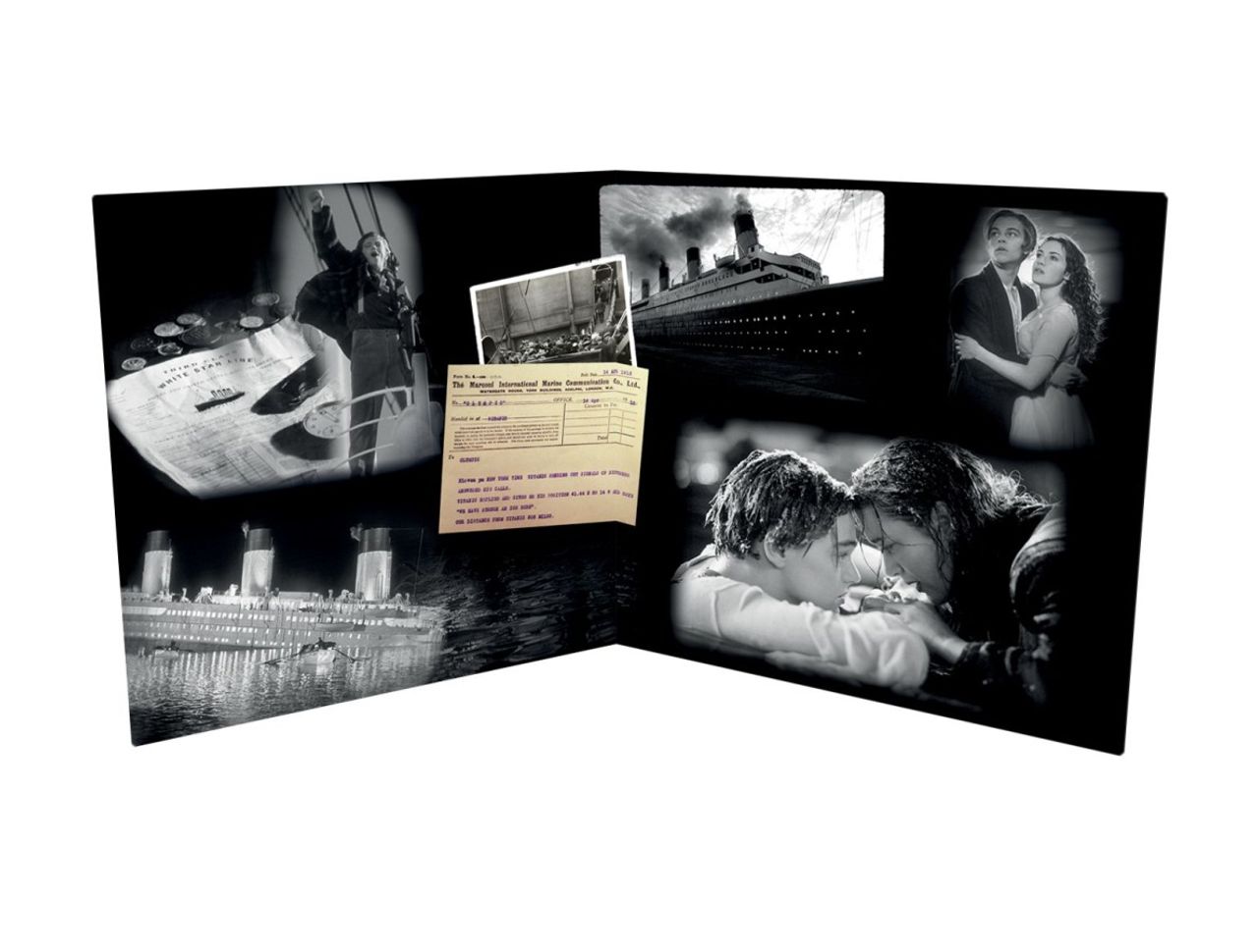 Original Soundtrack Titanic - Silver & Black Marbled Vinyl 180 Gram UK —  