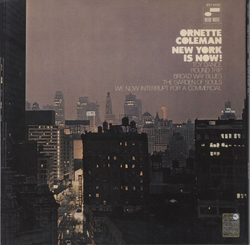 Ornette Coleman New York Is Now! - 180gm Vinyl + Booklet UK vinyl LP album (LP record)