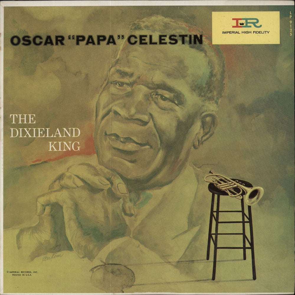 Oscar Celestin The Dixieland King US vinyl LP album (LP record) LP-9125