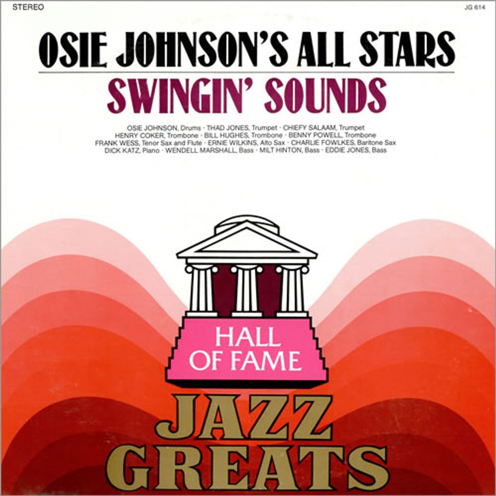 Osie Johnson Swingin' Sounds UK vinyl LP album (LP record) JG614