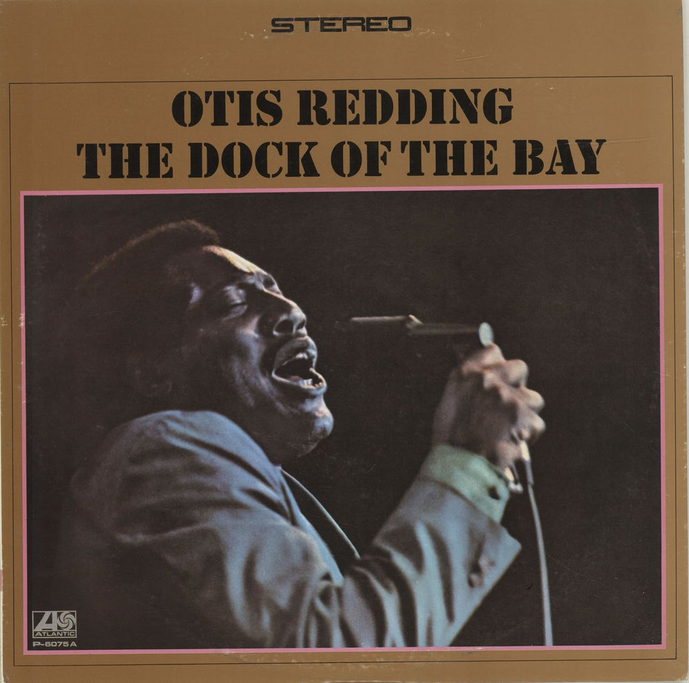 Otis Redding The Dock Of The Bay Japanese vinyl LP album (LP record) P-6075A