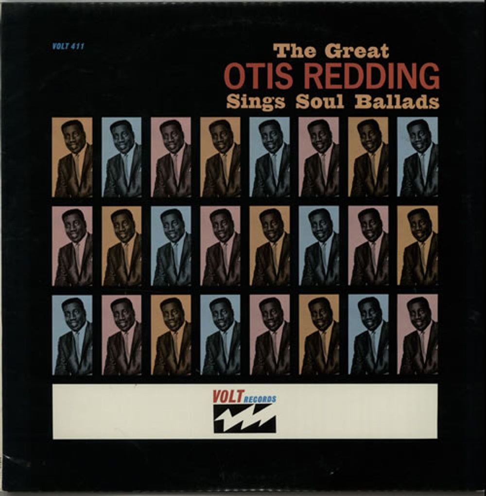 Otis Redding The Great Otis Redding Sings Soul Ballads German vinyl LP album (LP record) VOLT411