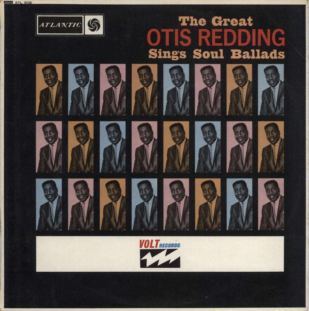 Otis Redding The Great Otis Redding Sings Soul Ballads UK vinyl LP album (LP record) ATL5029