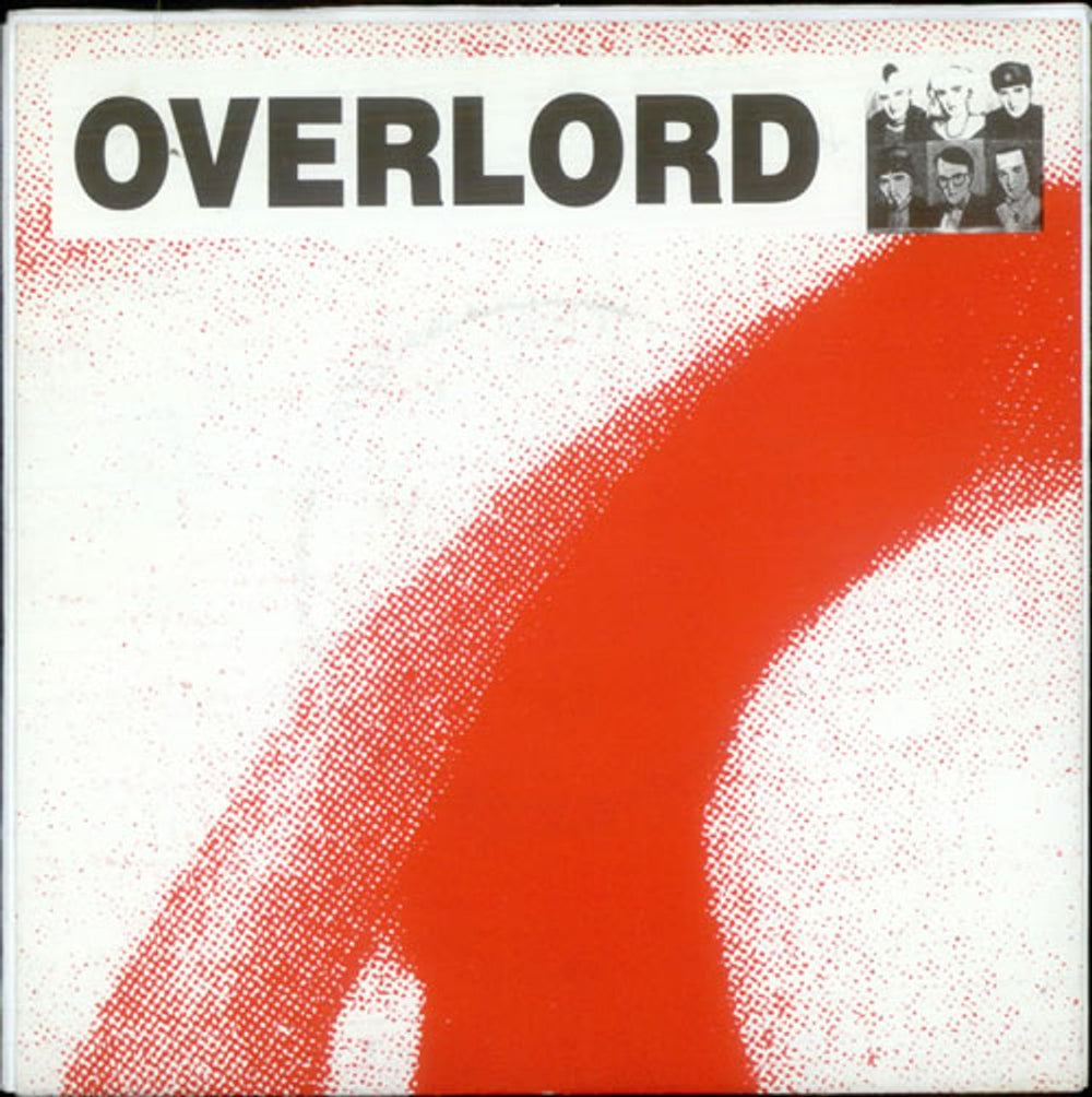 Overlord Overlord EP - Red Vinyl Italian 7" vinyl single (7 inch record / 45) HS91702