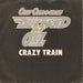 Ozzy Osbourne Crazy Train + Picture Sleeve UK 7" vinyl single (7 inch record / 45) JET197