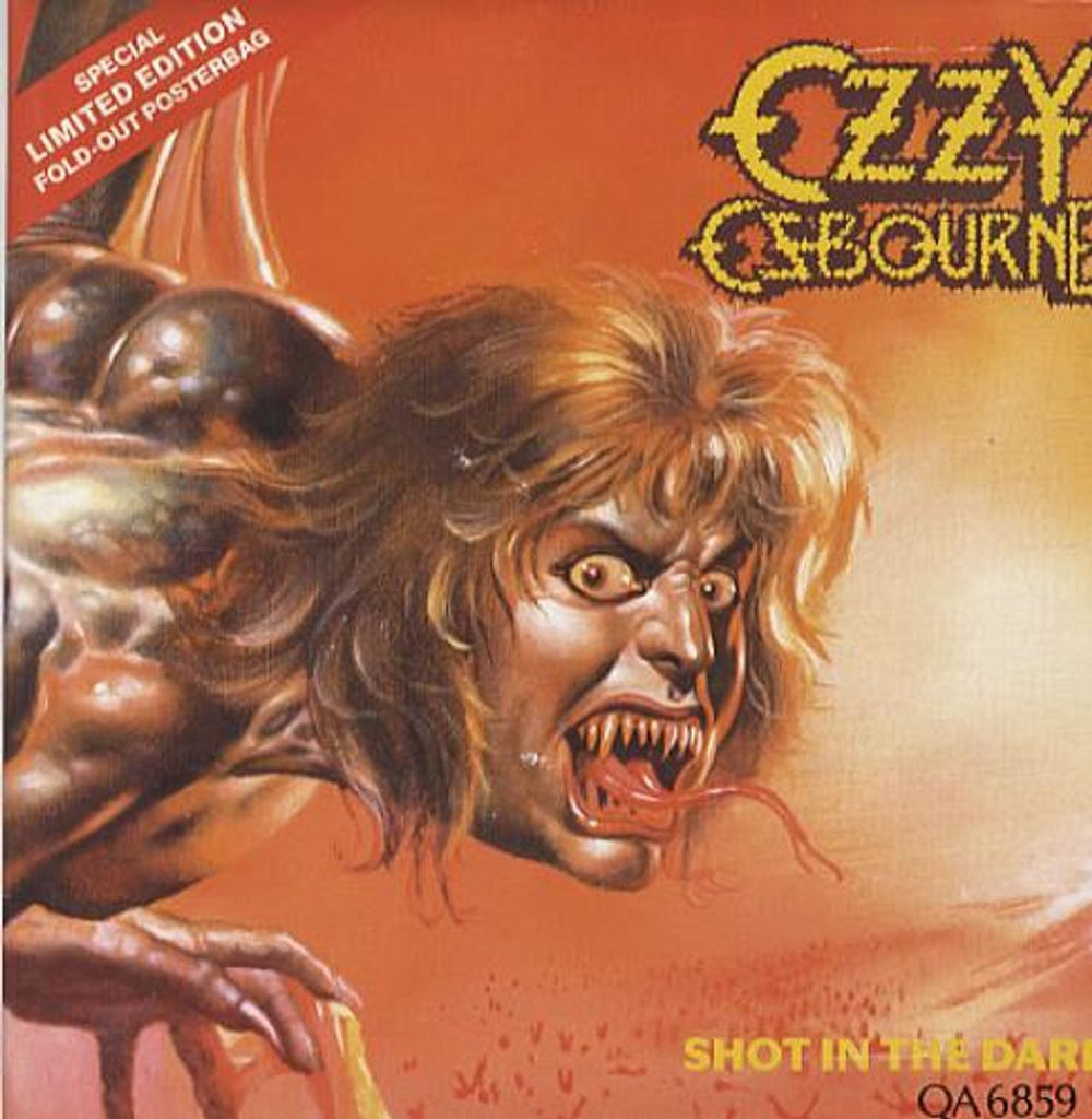 Ozzy Osbourne Shot In The Dark UK 7" vinyl single (7 inch record / 45) QA6859