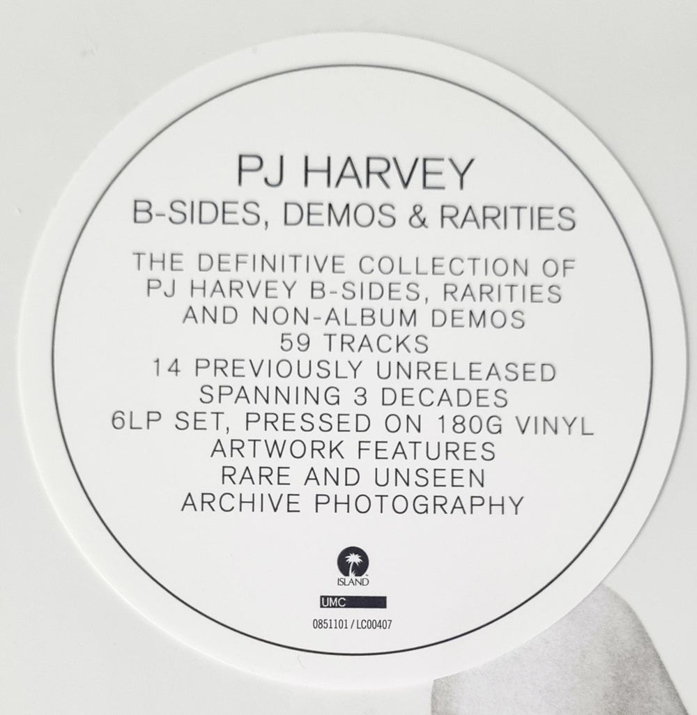 P.J. Harvey B-Sides, Demos & Rarities - Sealed Box UK Vinyl Box Set PJHVXBS803956