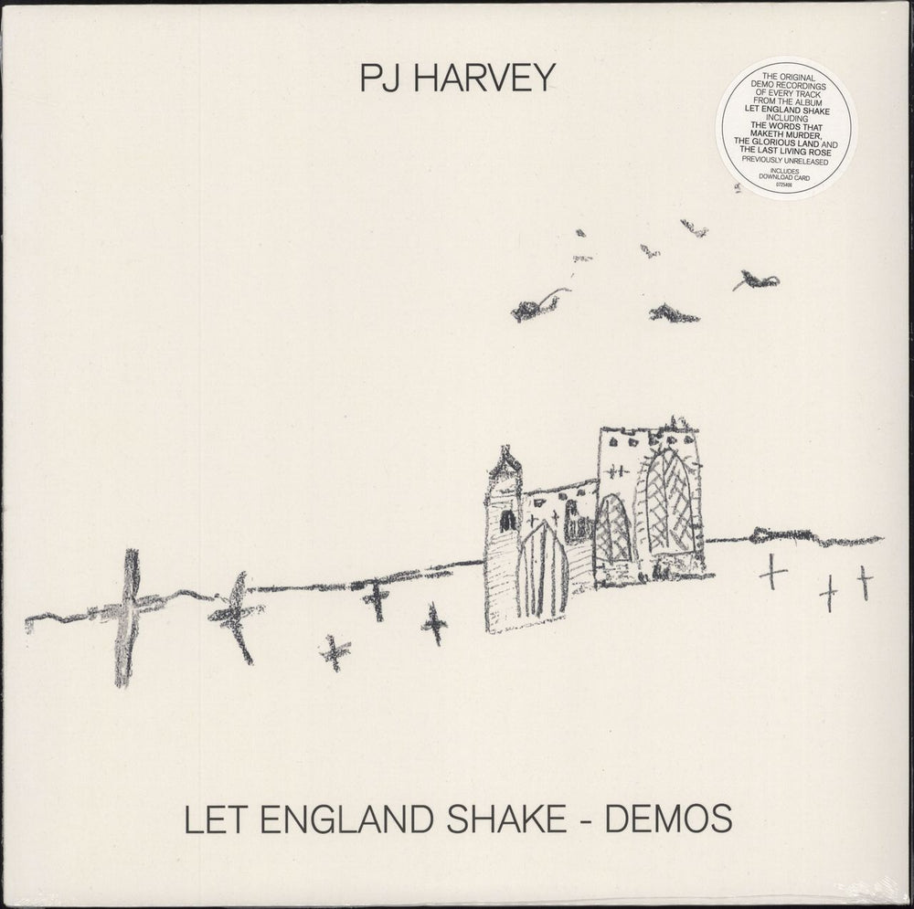 P.J. Harvey Let England Shake - Demos UK vinyl LP album (LP record) 0725406