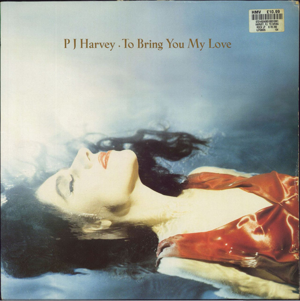 P.J. Harvey To Bring You My Love - VG UK vinyl LP album (LP record) ILPS8035