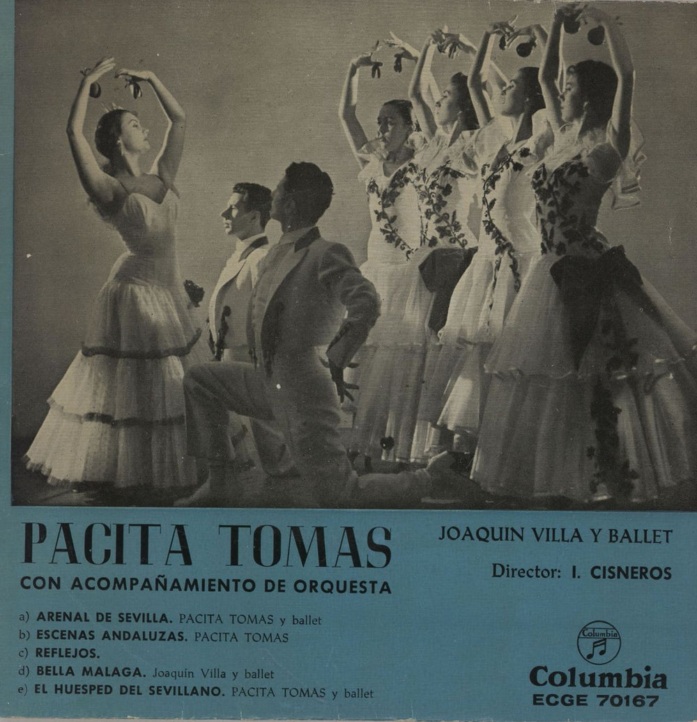 Pacita Tomás Pacita Tomás Con Acompañamiento De Orquesta Spanish 7" vinyl single (7 inch record / 45) ECGE70167