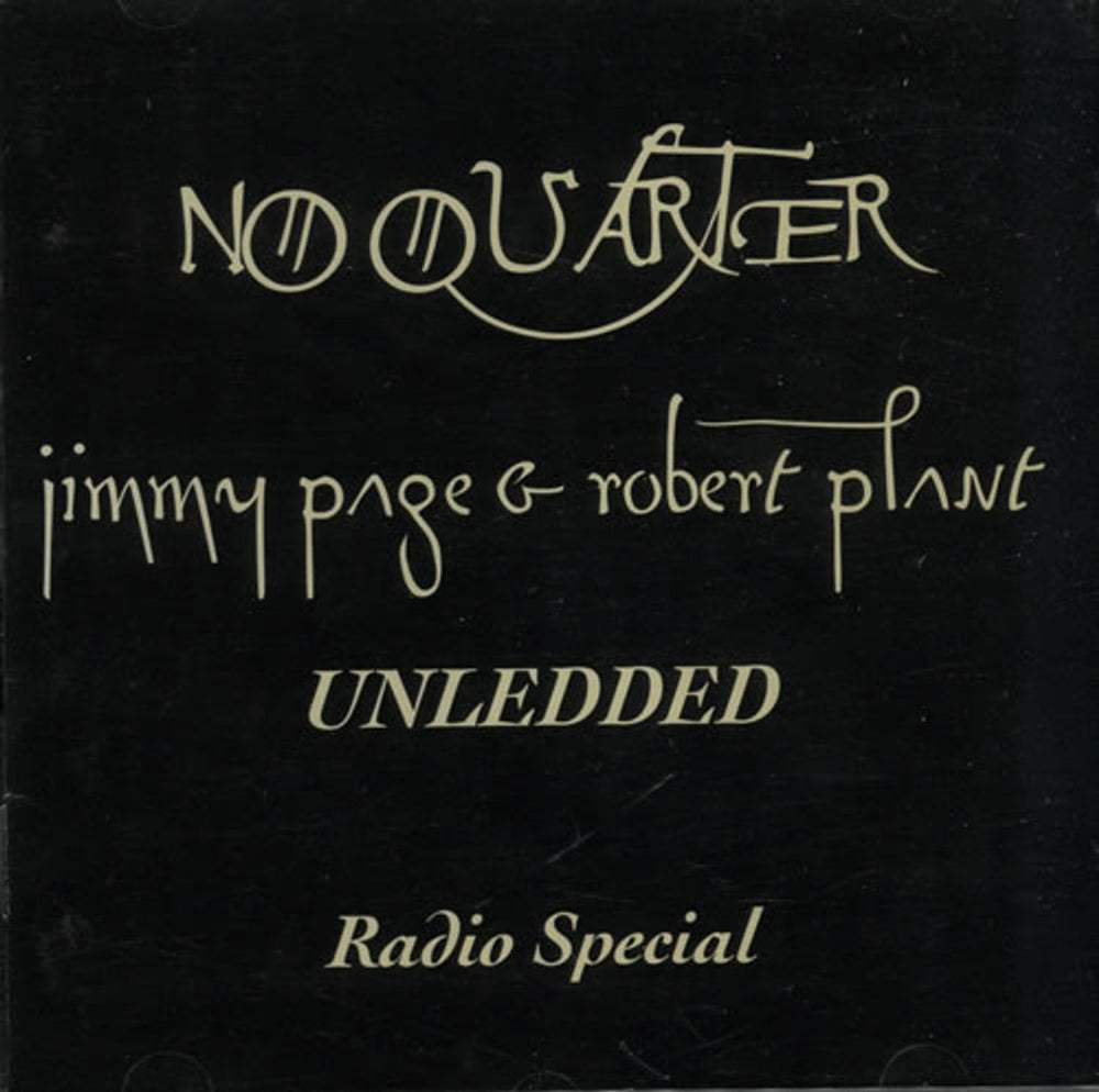 Page & Plant No Quarter Unledded Radio Special UK Promo CD album (CDLP) PPID1