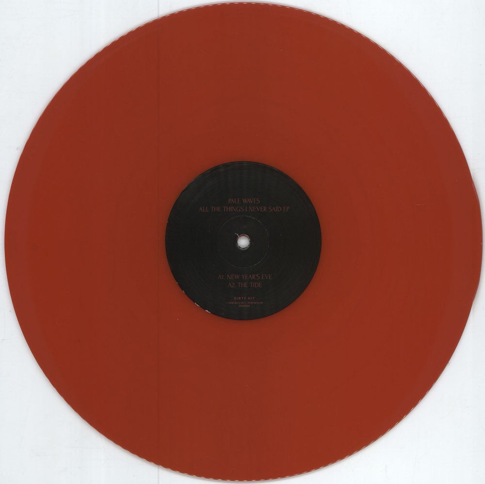 Pale Waves All The Things I Never Said EP - Red Vinyl UK 12" vinyl single (12 inch record / Maxi-single) QZL12AL787780