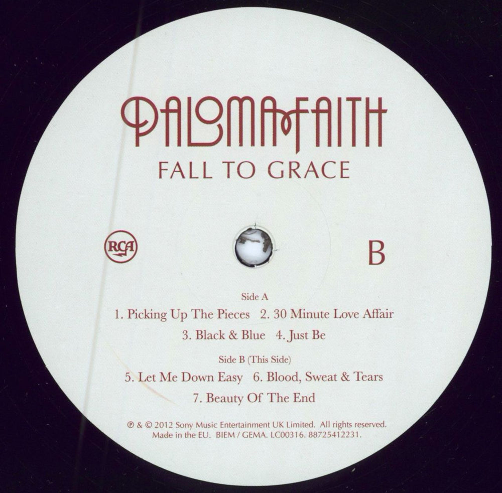 Paloma Faith Fall To Grace UK 2-LP vinyl record set (Double LP Album) PM82LFA628034