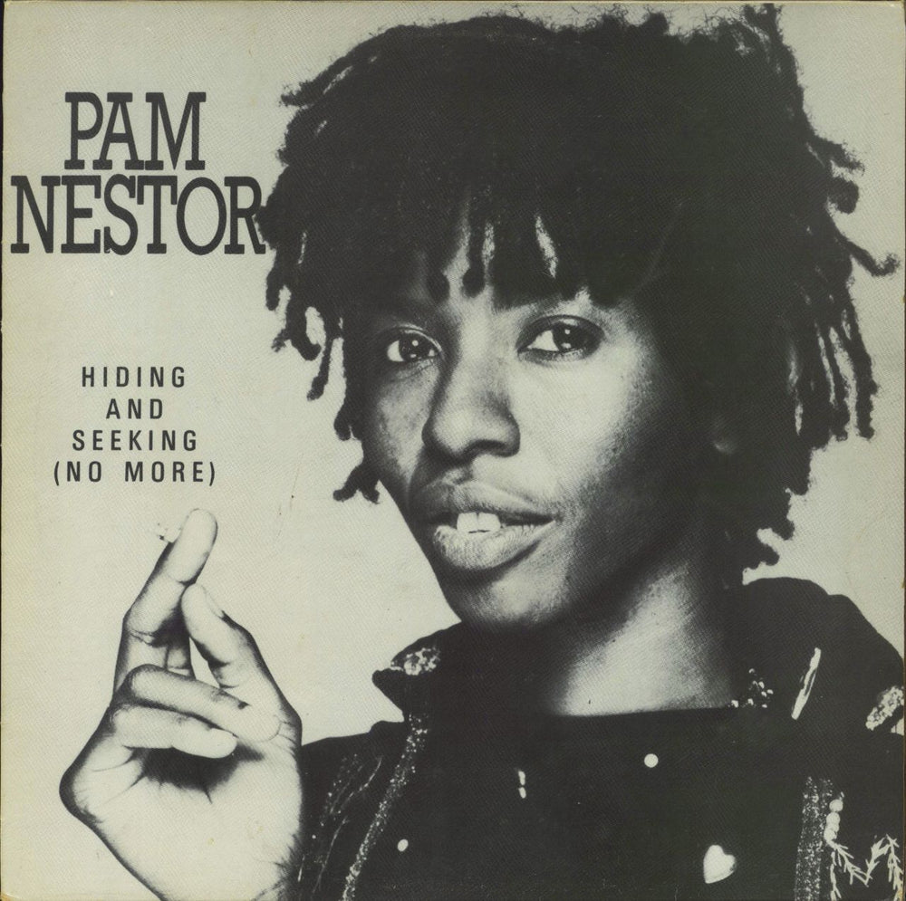 Pam Nestor Hiding And Seeking (No More) - Yellow Vinyl UK 12" vinyl single (12 inch record / Maxi-single) CHS122349