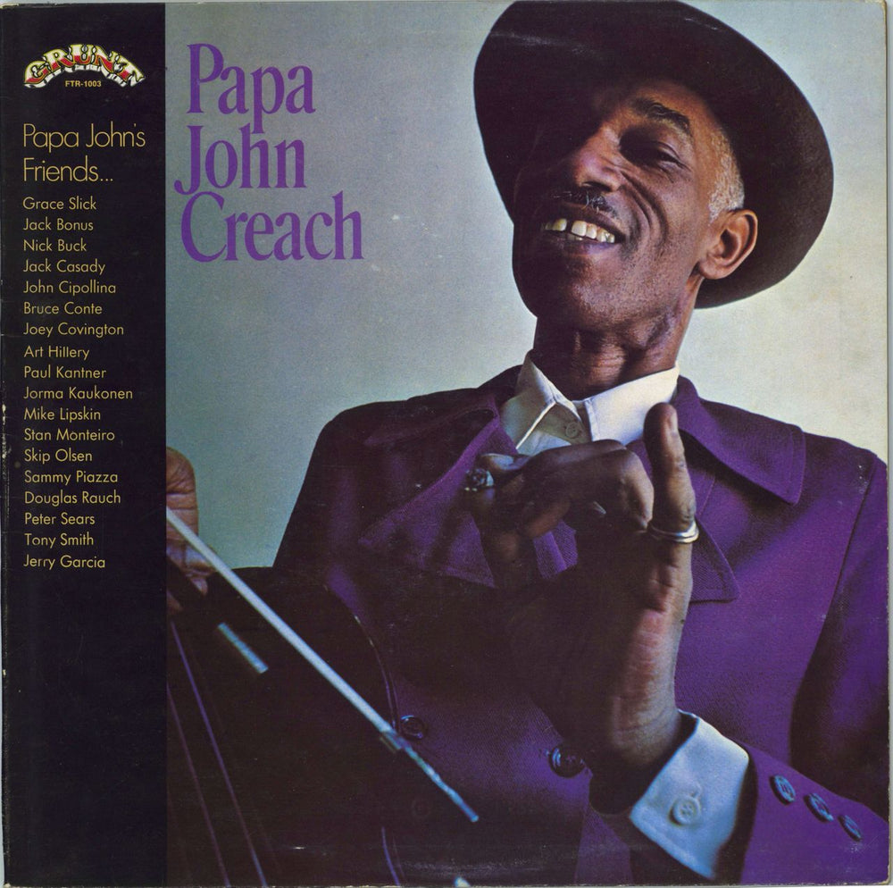 Papa John Creach Papa John Creach UK vinyl LP album (LP record) FTR-1003