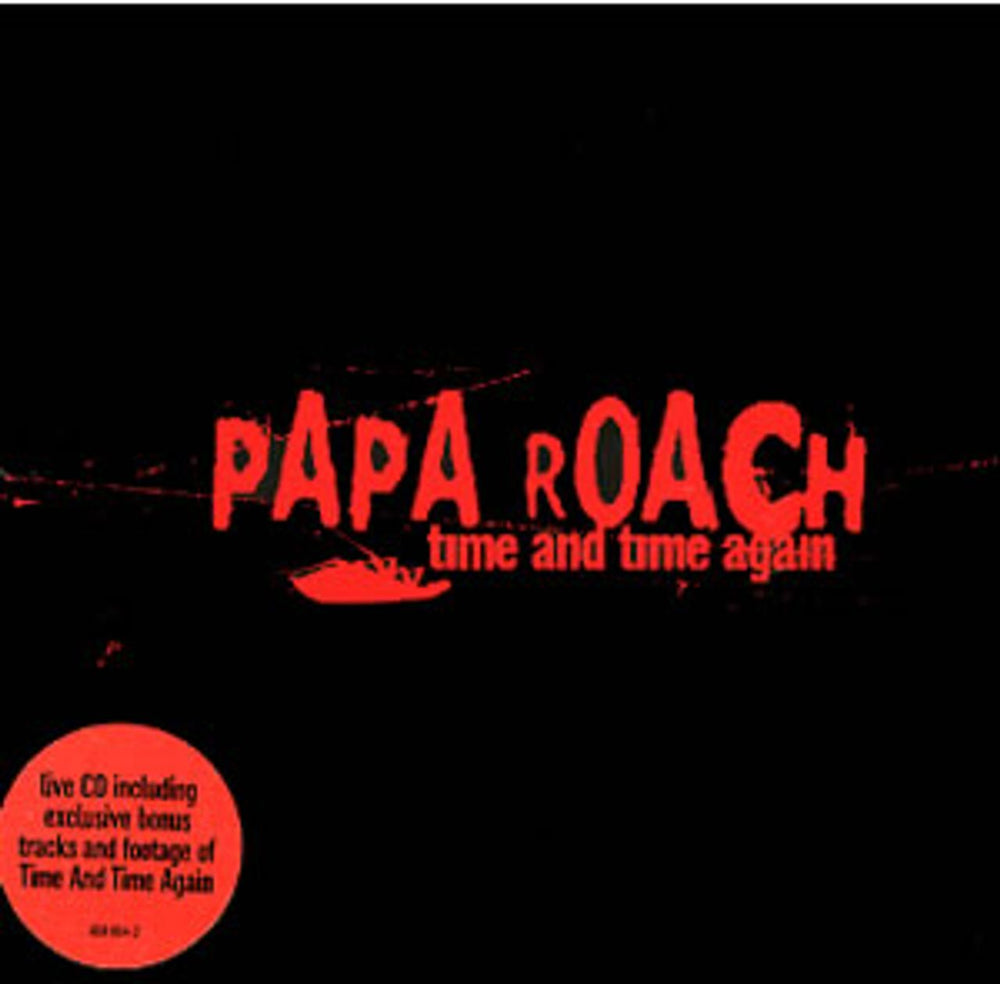 Papa Roach Time And Time Again UK CD single (CD5 / 5") 450804-2